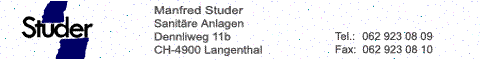 Manfred Studer Sanitaere Anlagen